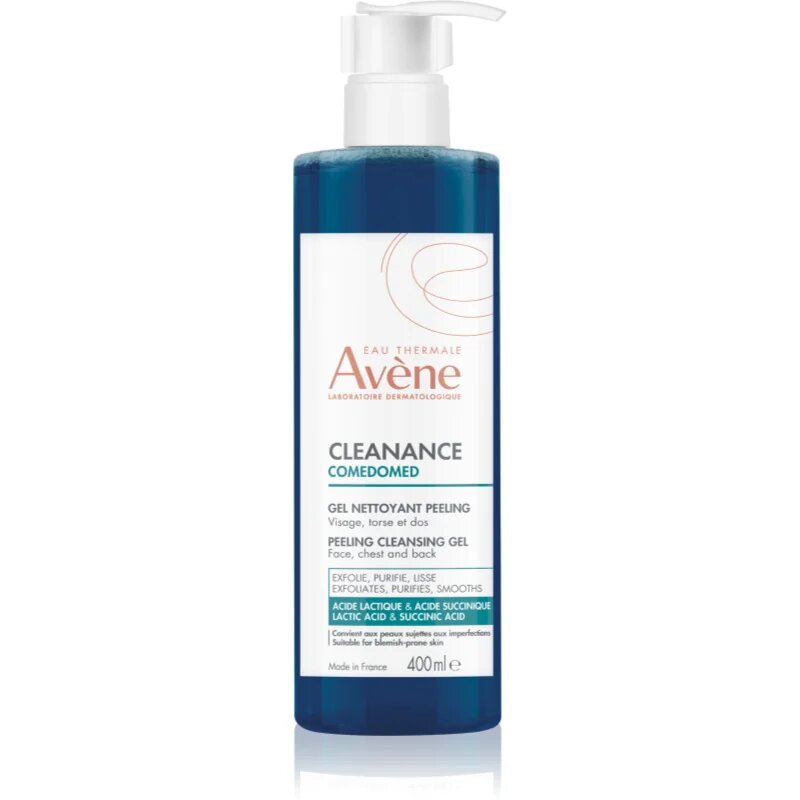 Avène Cleanance Comedomed Gel Peeling peeling tisztító gél zsíros és problémás bőrre 400 ml