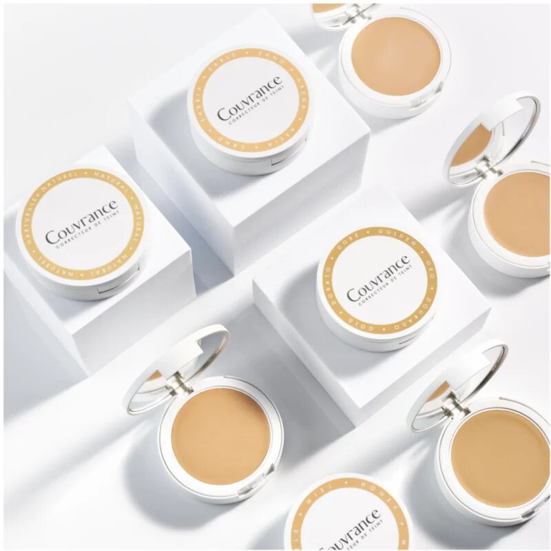Avène Couvrance Compact Cream Foundation krémalapozó magas UV védelemmel árnyalat 1.1 Naturel Natural 8.5 g