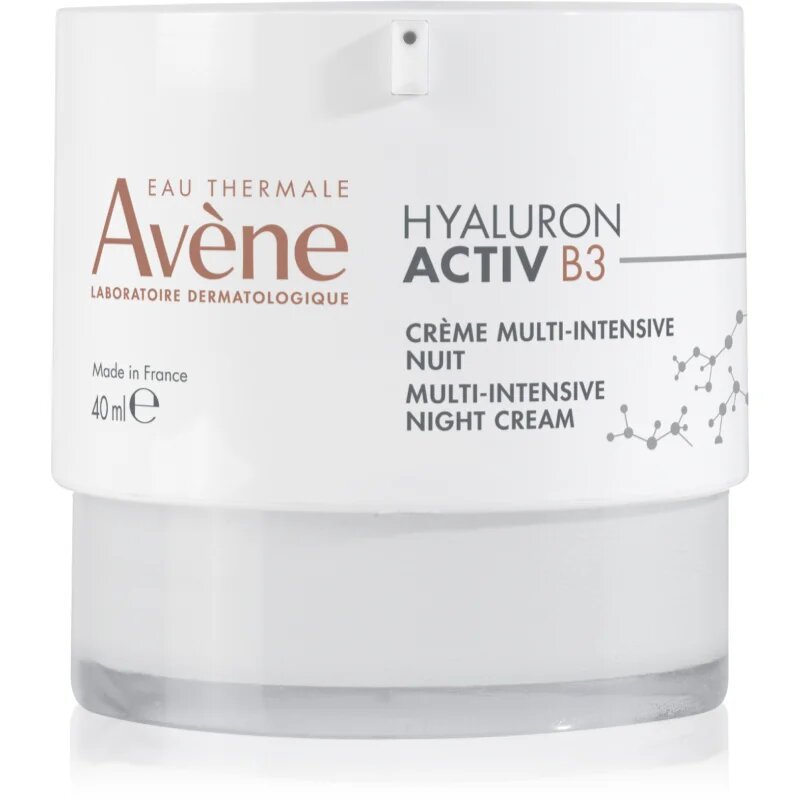 Avène Hyaluron Activ B3 Multi-Intensive Night Cream intenzív éjszakai krém a ráncok ellen 40 ml