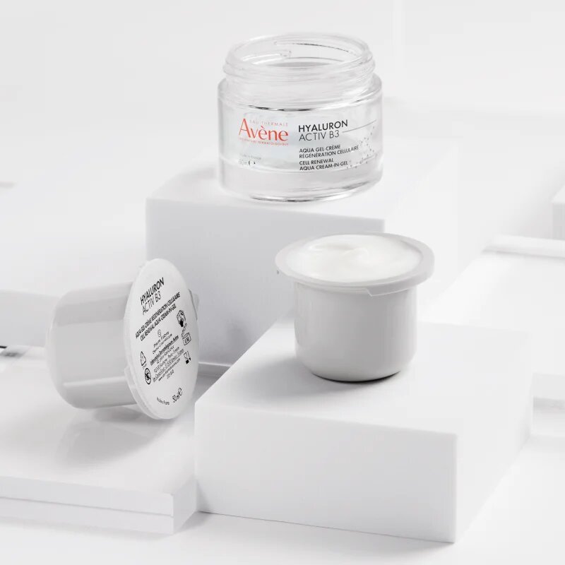 Avène Hyaluron Activ B3 Renewal Firming Aqua Cream-in-Gel hidratáló géles krém a bőrréteg megújítására 50 ml