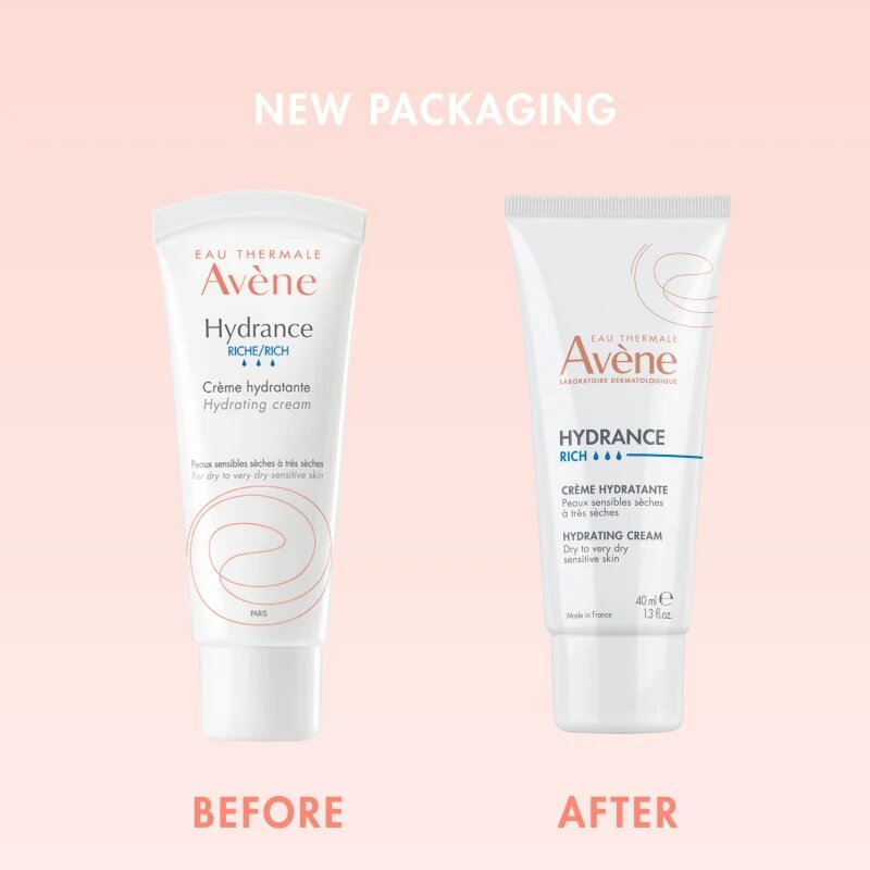 Avène Hydrance Rich Hydrating Cream hidratáló krém a száraz és nagyon száraz bőrre 40 ml
