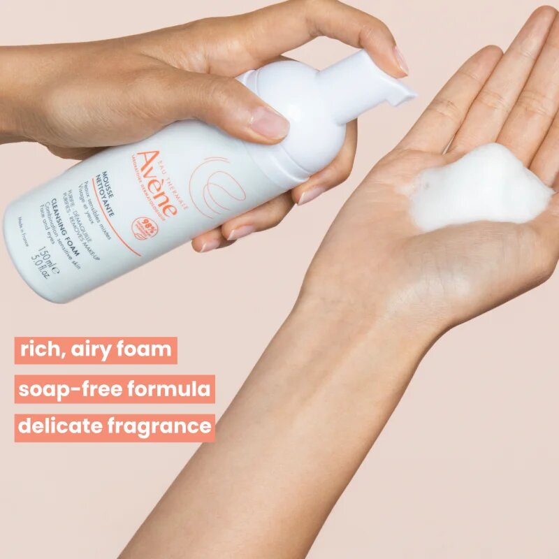 Avène Skin Care tisztító hab normál és kombinált bőrre 150 ml
