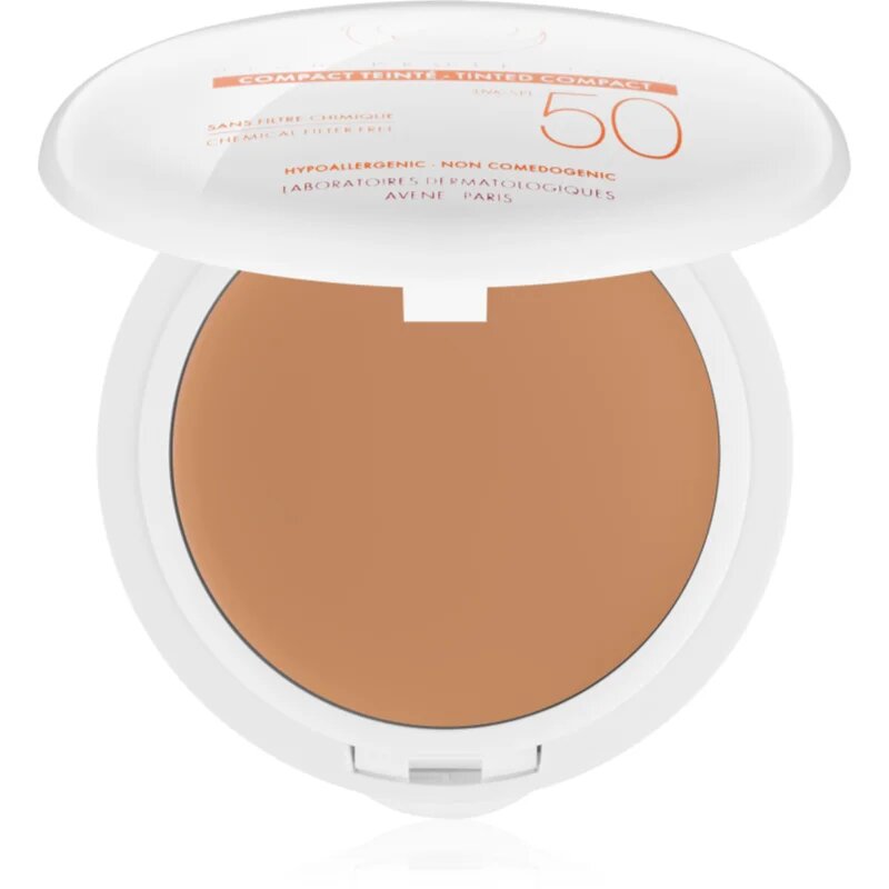 Avène Sun Mineral Tinted Compact kompakt alapozó SPF 50 árnyalat Doré - Honey 10 g