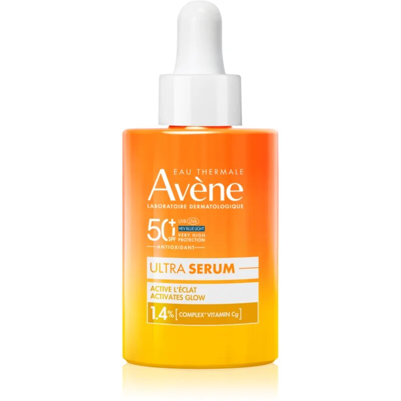 Avène Sun Ultra Serum Activates Glow védő szérum az élénk bőrért SPF 50+ 30 ml