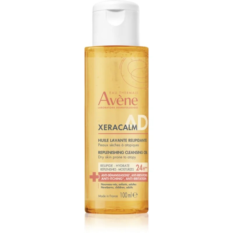 Avène XeraCalm A.D. Lipid-Replenishing Cleansing Oil lipidpótló tisztító olaj a száraz és ekcémás bőrt 100 ml