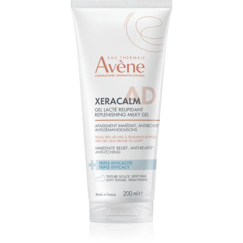 Avène XeraCalm A.D. Replenishing Milky Gel lipidpótló krém száraz és atópiás bőrre 200 ml