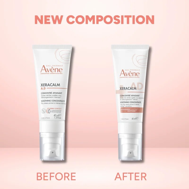 Avène XeraCalm A.D. Soothing Concentrate nyugtató ápolás irritáció és viszketés ellen 40 ml