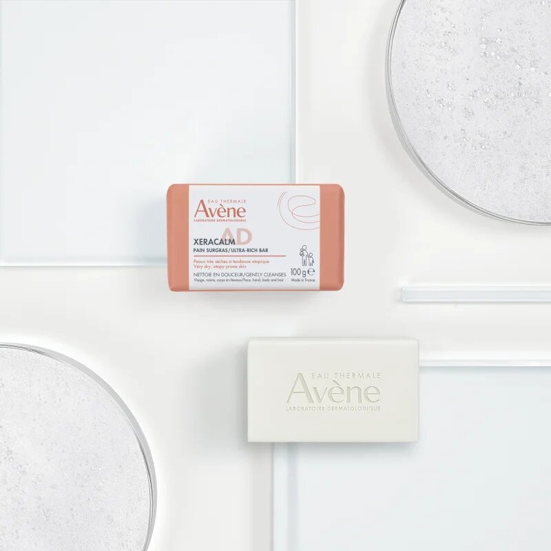 Avène XeraCalm A.D. Ultra-Rich Bar Ultra tápláló szappan száraz és atópiás bőrre 100 g