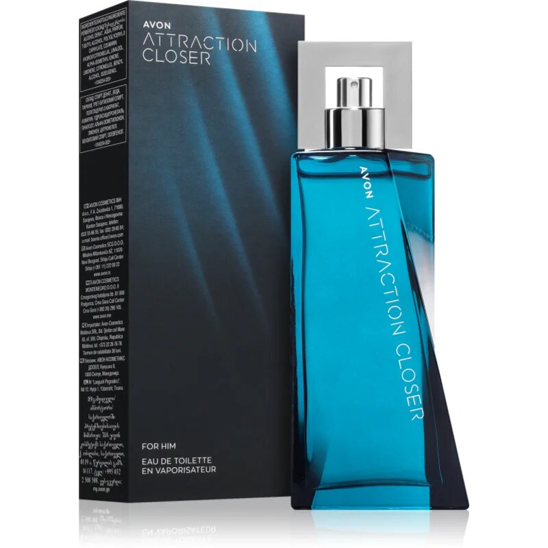 Avon Attraction Closer Eau de Toilette uraknak 75 ml