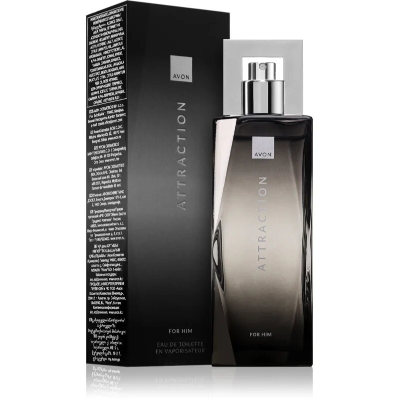 Avon Attraction Eau de Toilette uraknak 75 ml