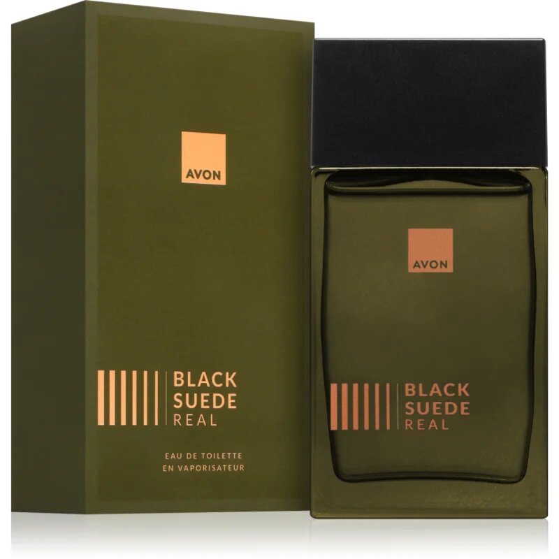 Avon Black Suede Real Intense Eau de Toilette uraknak 100 ml