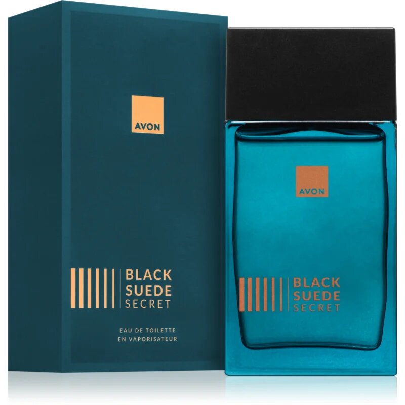 Avon Black Suede Secret Eau de Toilette uraknak 100 ml