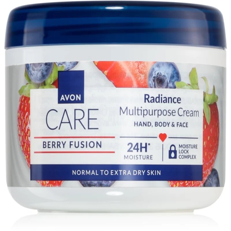 Avon Care Berry Fusion élénkítő krém arcra és testre 400 ml