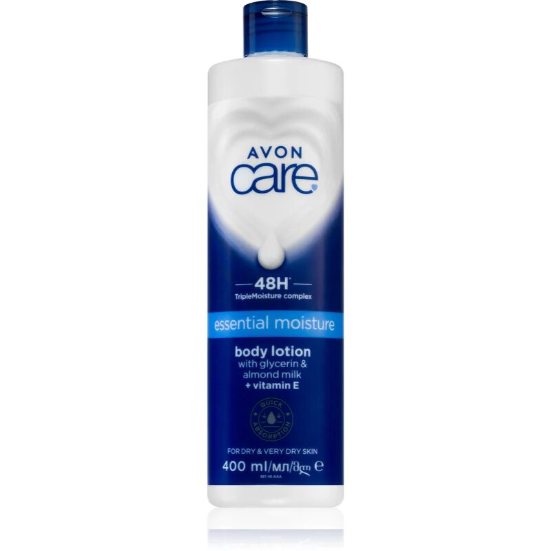 Avon Care Essential Moisture hidratáló testápoló tej Száraz nagyon száraz bőrre 400 ml