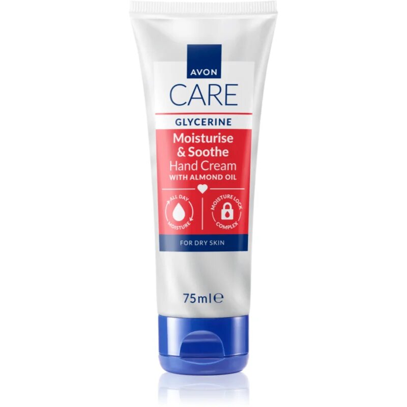 Avon Care Glycerine hidratáló krém kézre és körmökre glicerinnel 75 ml