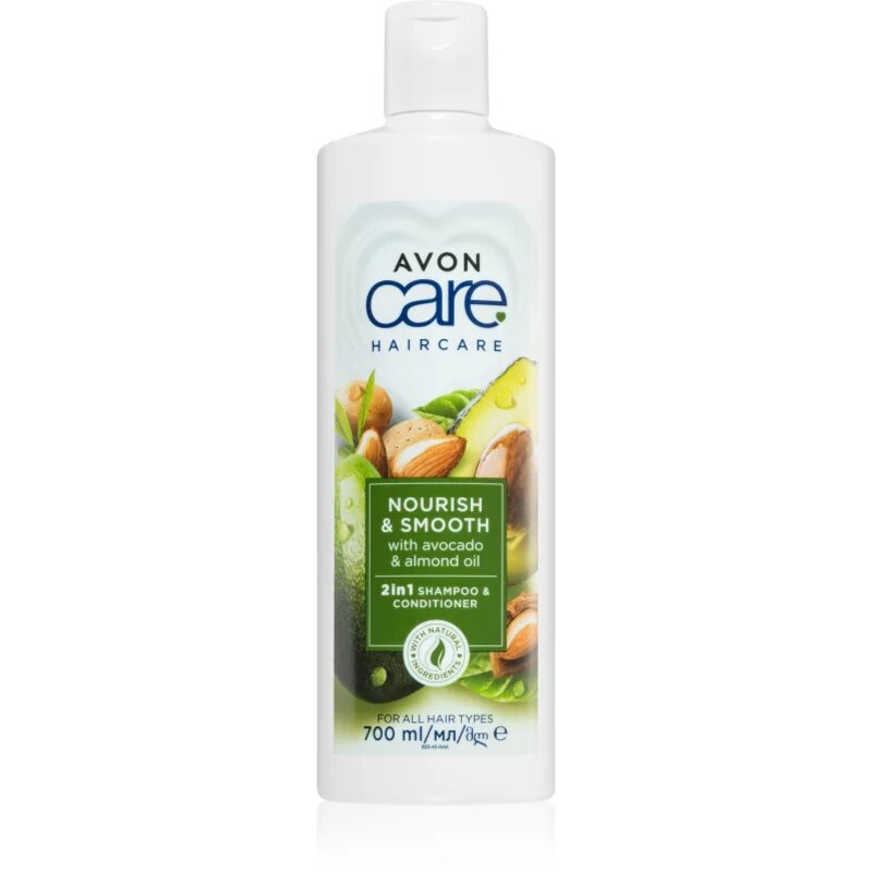 Avon Care Nourish & Smooth sampon és kondicionáló 2 in1 tápláló hatással 700 ml