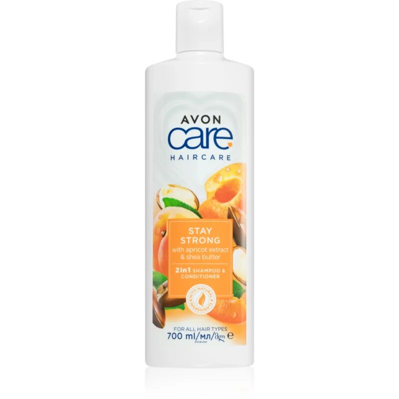 Avon Care Stay Strong sampon és kondicionáló 2 in1 a töredezett károsult hajra 700 ml