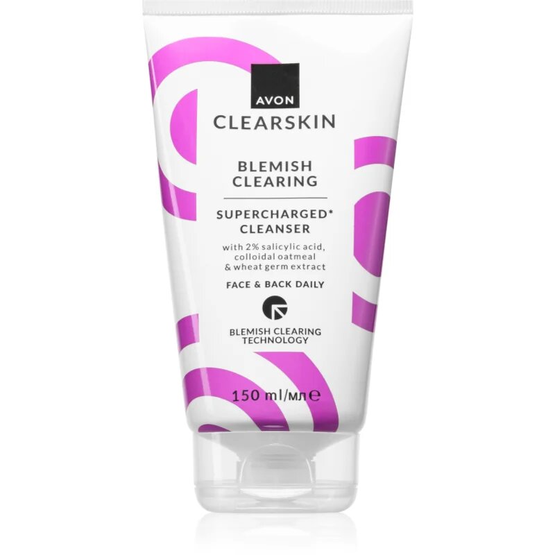 Avon Clearskin Blemish Clearing tisztító gél az arcbőrre bőrpír ellen 150 ml