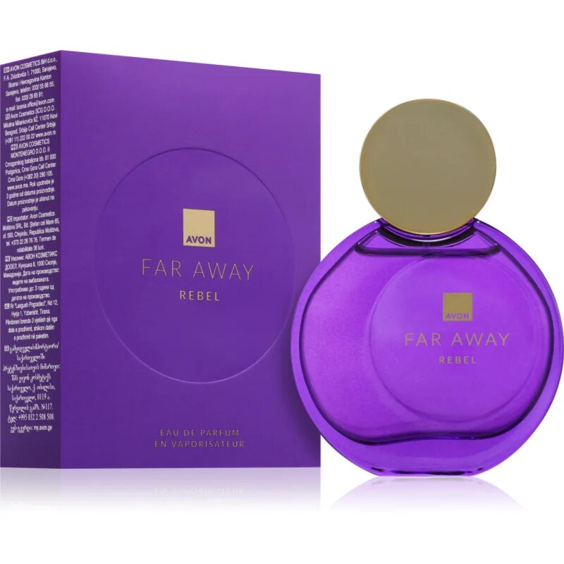 Avon Far Away Rebel Eau de Parfum hölgyeknek 50 ml