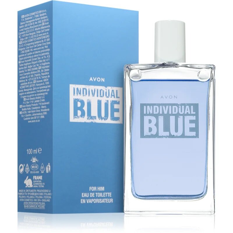 Avon Individual Blue Eau de Toilette uraknak 100 ml