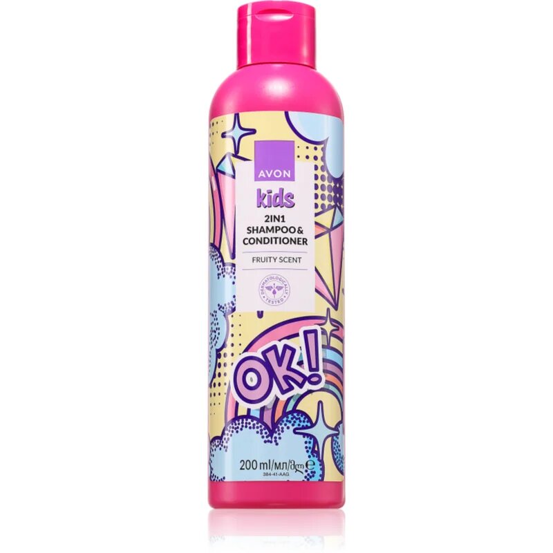 Avon Kids Fruit sampon és kondicionáló 2 in1 200 ml