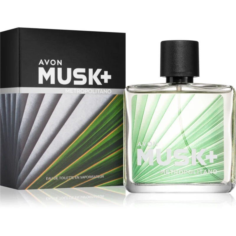 Avon Musk+ Metropolitano Eau de Toilette uraknak 75 ml