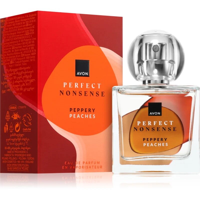 Avon Perfect Nonsense Peppery Peaches Eau de Parfum hölgyeknek 50 ml
