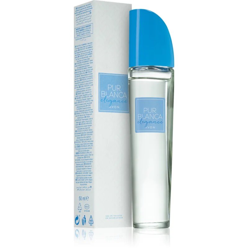 Avon Pur Blanca Elegance Eau de Toilette hölgyeknek 50 ml
