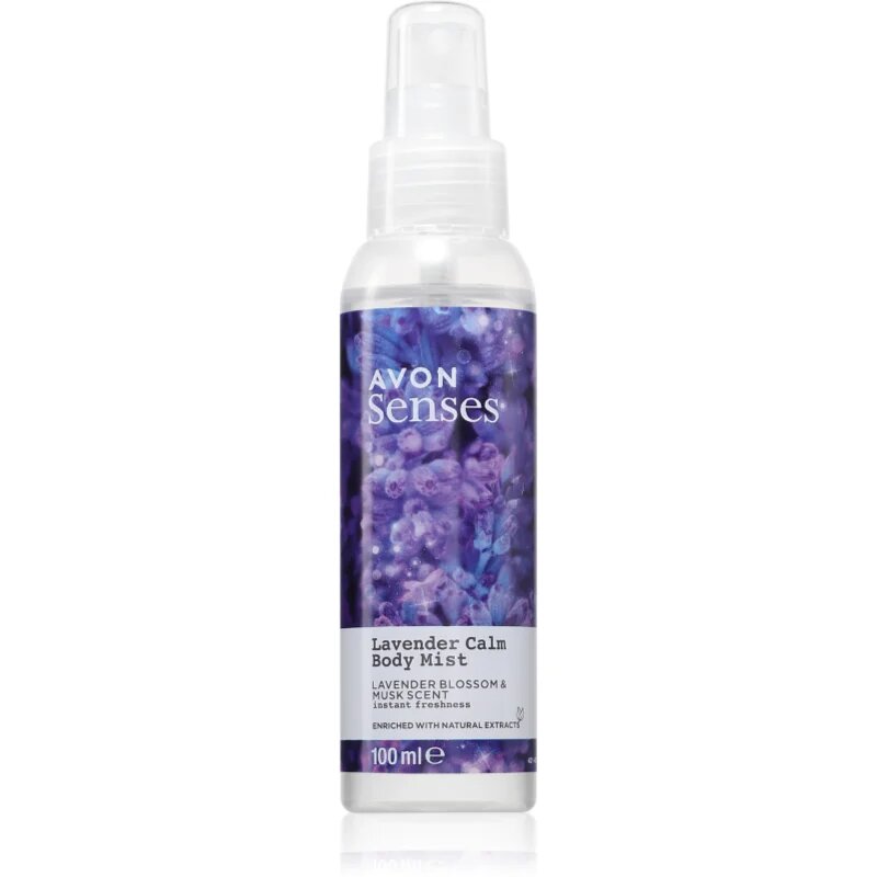 Avon Senses Lavender Calm parfümözött spray a testre 100 ml