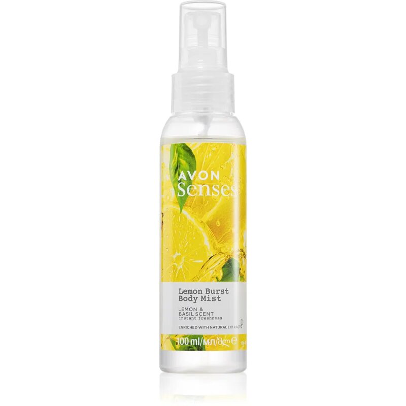 Avon Senses Lemon Burst frissítő test spray hölgyeknek 100 ml
