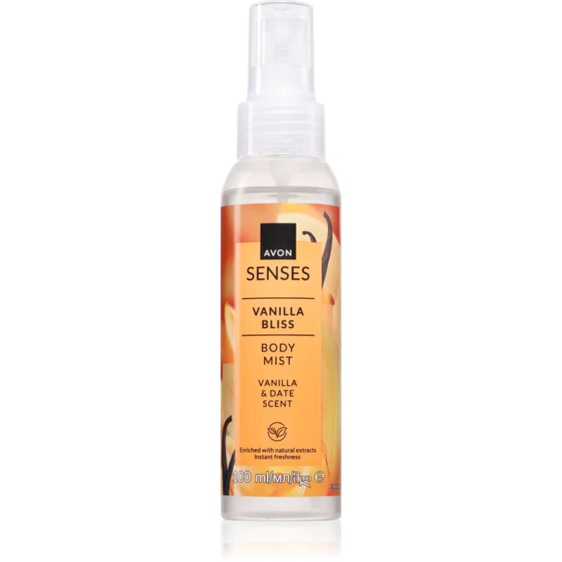 Avon Senses Vanilla Bliss testápoló spray hölgyeknek 100 ml