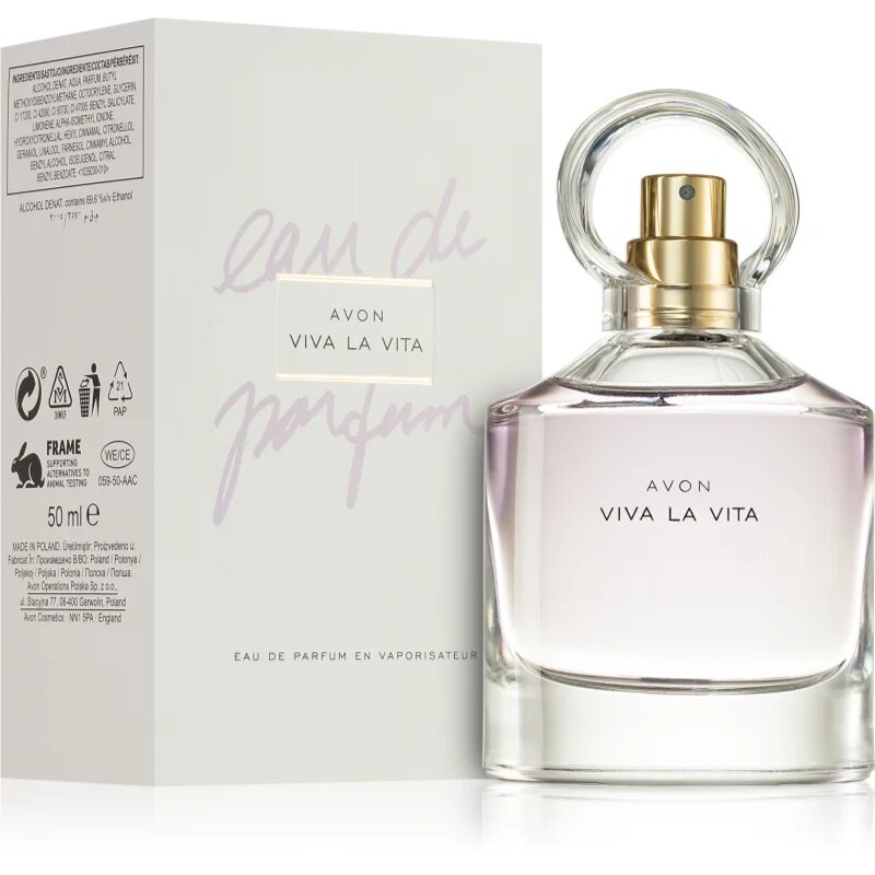 Avon Viva La Vita Eau de Parfum hölgyeknek 50 ml