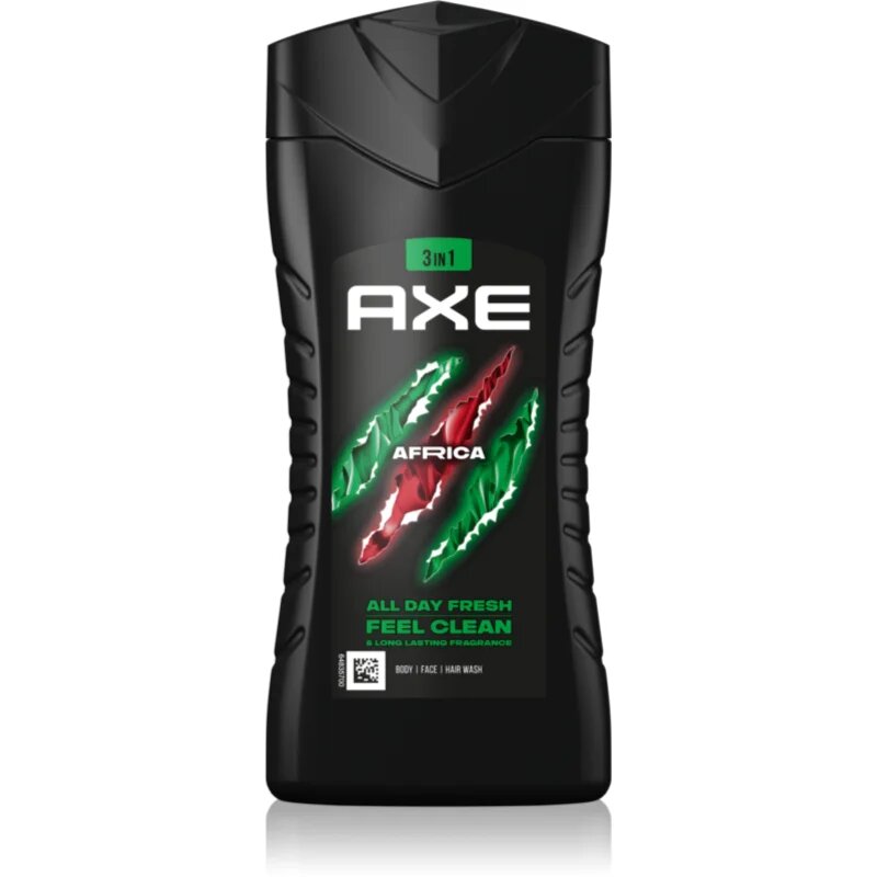Axe Africa tusfürdő gél arcra testre és hajra 250 ml