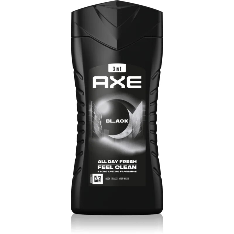 Axe Black tusfürdő gél arcra testre és hajra 250 ml