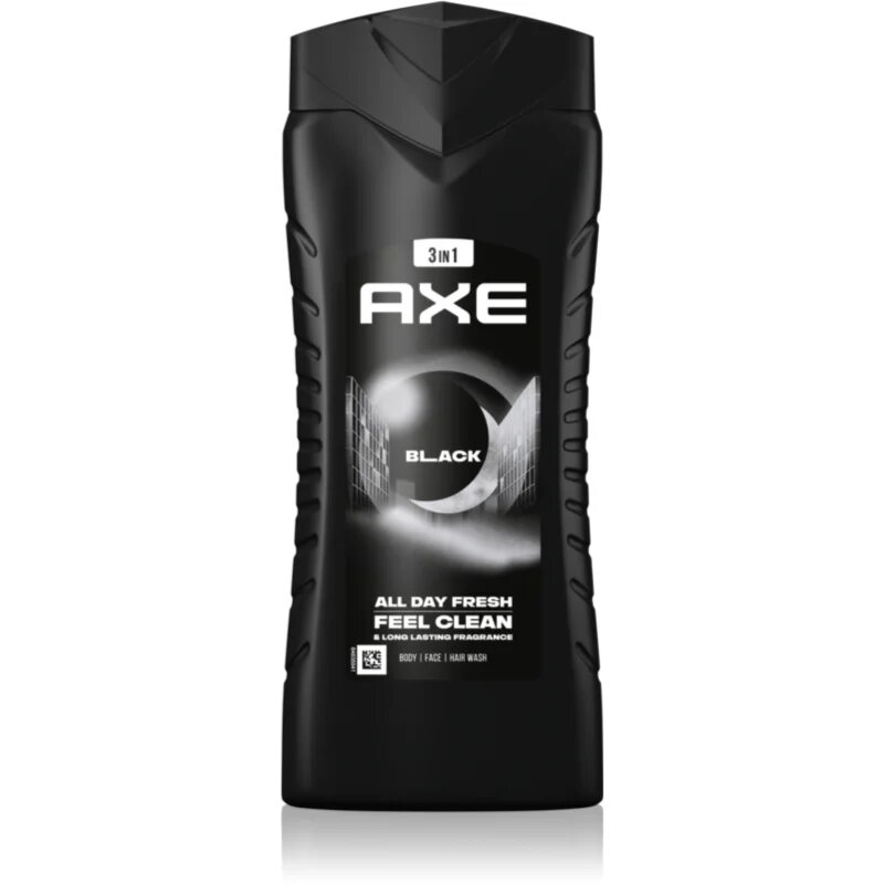 Axe Black tusfürdő gél arcra testre és hajra 400 ml