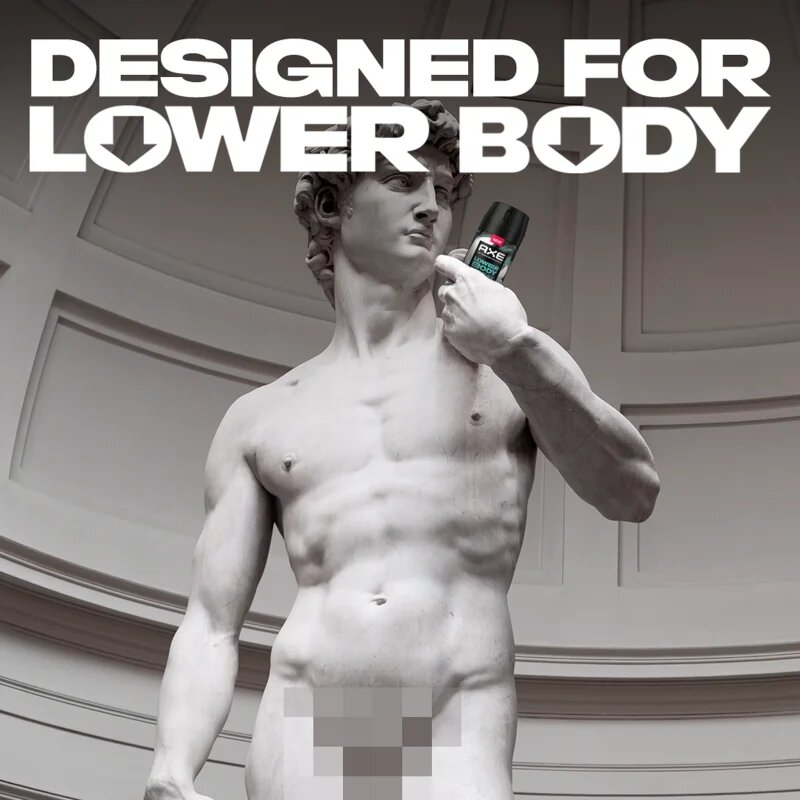 Axe ​Coconut & Sandalwood testápoló spray az intim részekre 100 ml