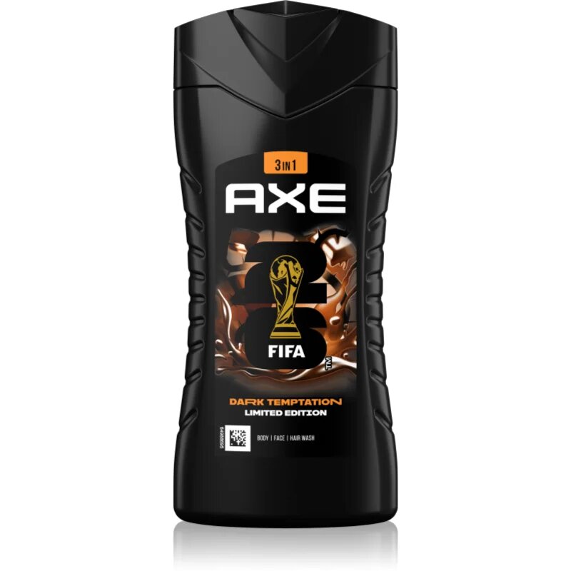 Axe Dark Temptation tusfürdő gél arcra testre és hajra 250 ml