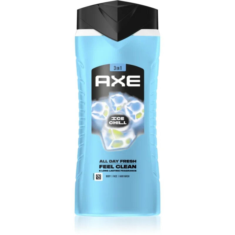 Axe Ice Chill tusfürdő gél arcra testre és hajra 400 ml