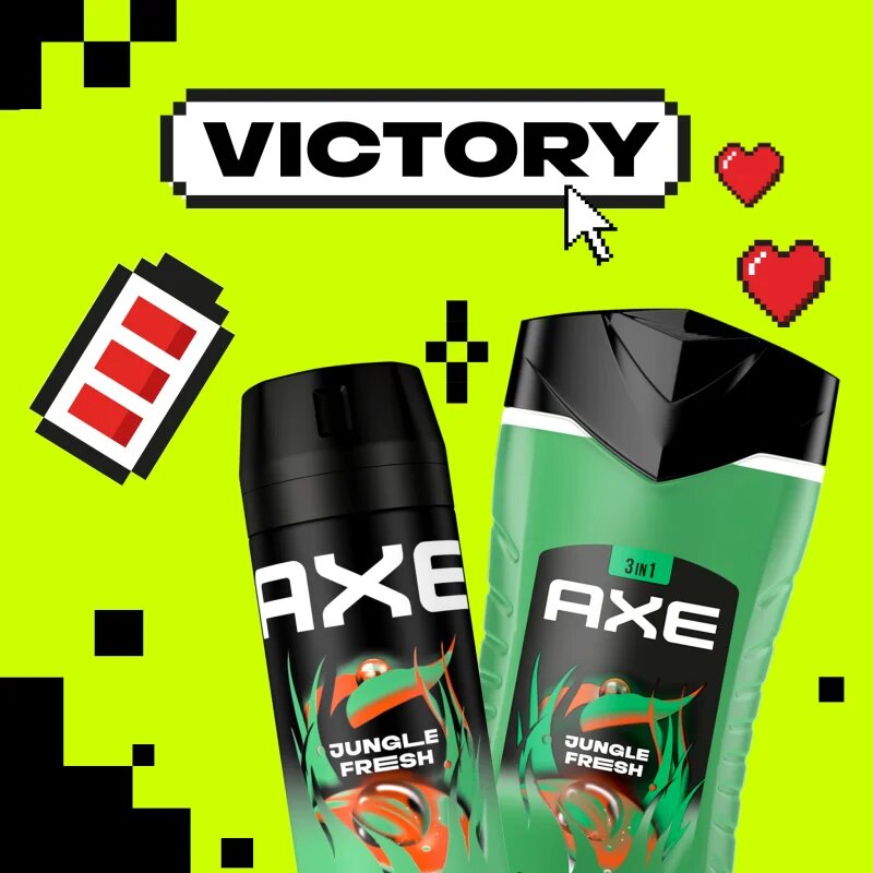Axe Jungle Fresh dezodor spray uraknak 150 ml