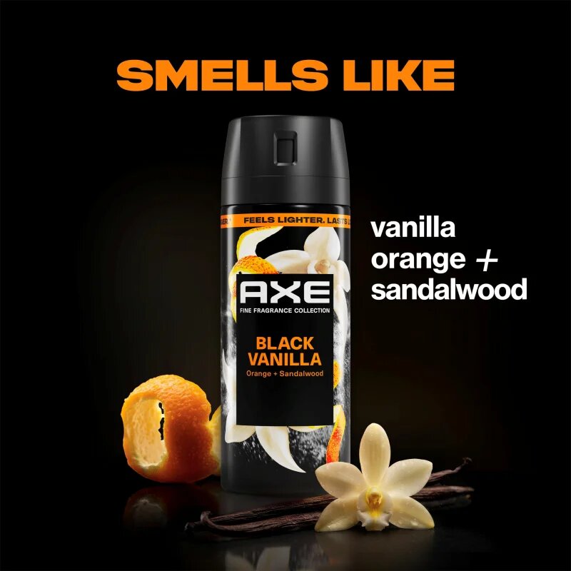 Axe Premium Black Vanilla dezodor spray uraknak 150 ml
