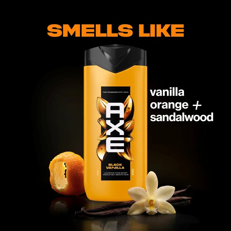 Axe Premium Black Vanilla fürdőgél férfiaknak 400 ml