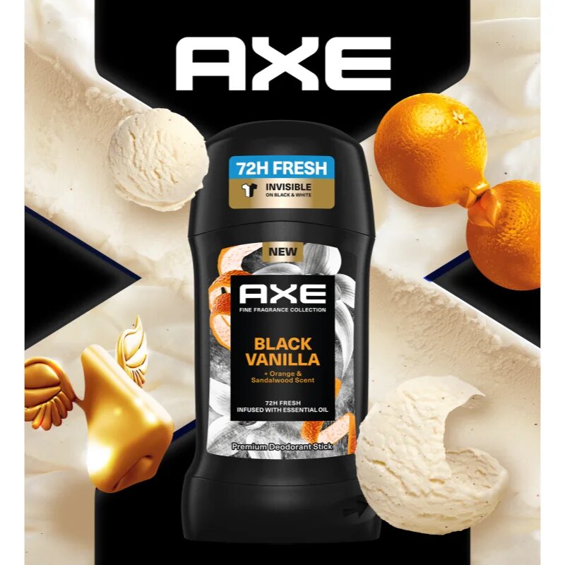 Axe Premium Black Vanilla izzadásgátló deo stift uraknak 50 ml