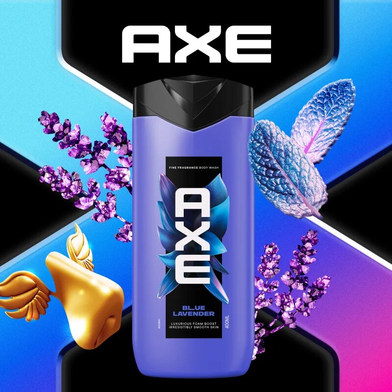Axe Premium Blue Lavender fürdőgél férfiaknak 400 ml