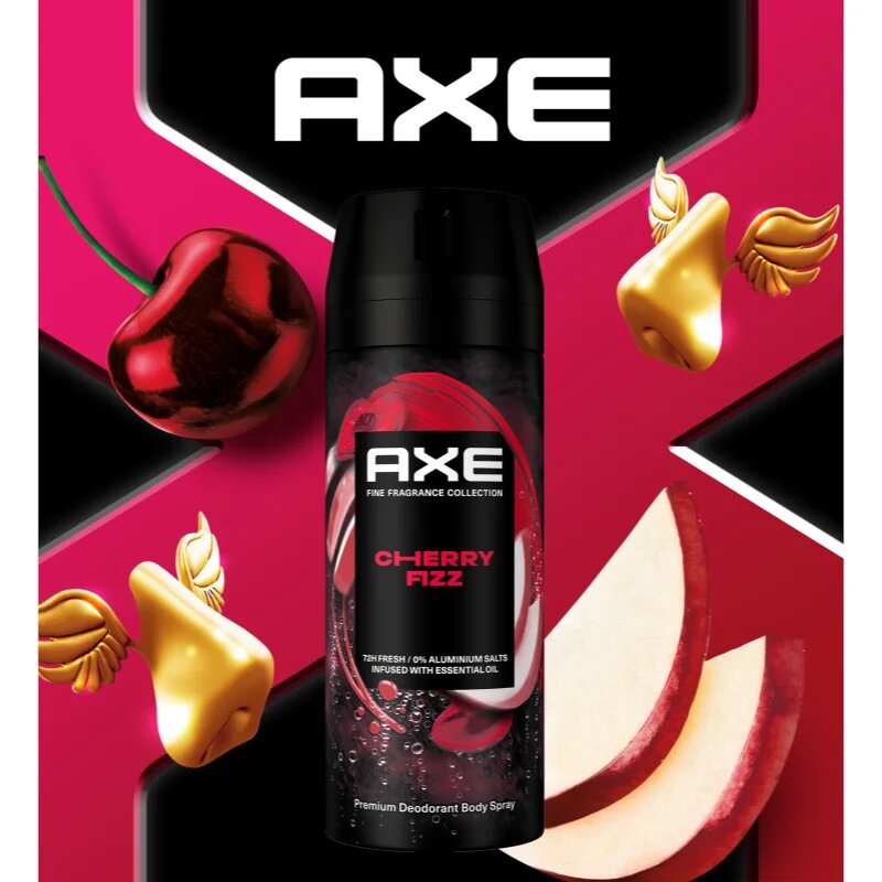 Axe Premium Cherry Fizz dezodor spray uraknak 150 ml