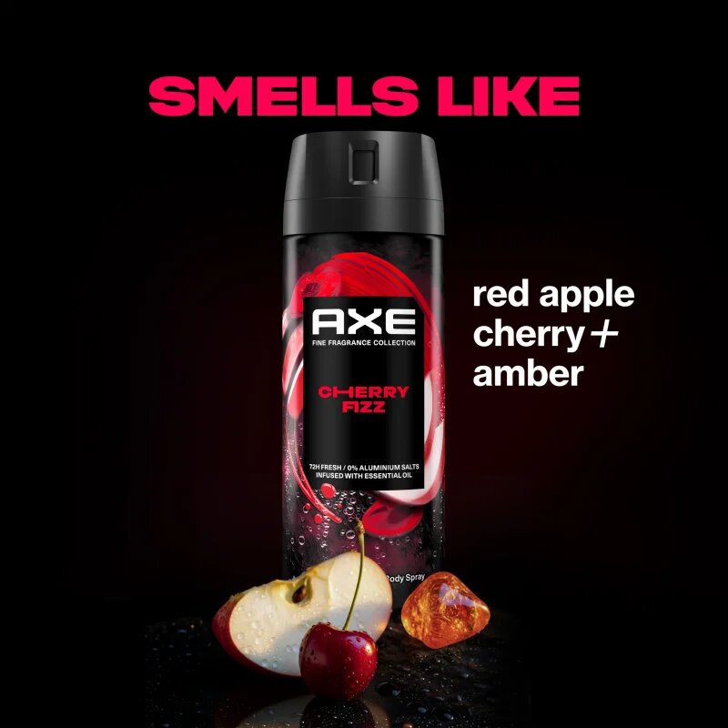 Axe Premium Cherry Fizz dezodor spray uraknak 150 ml