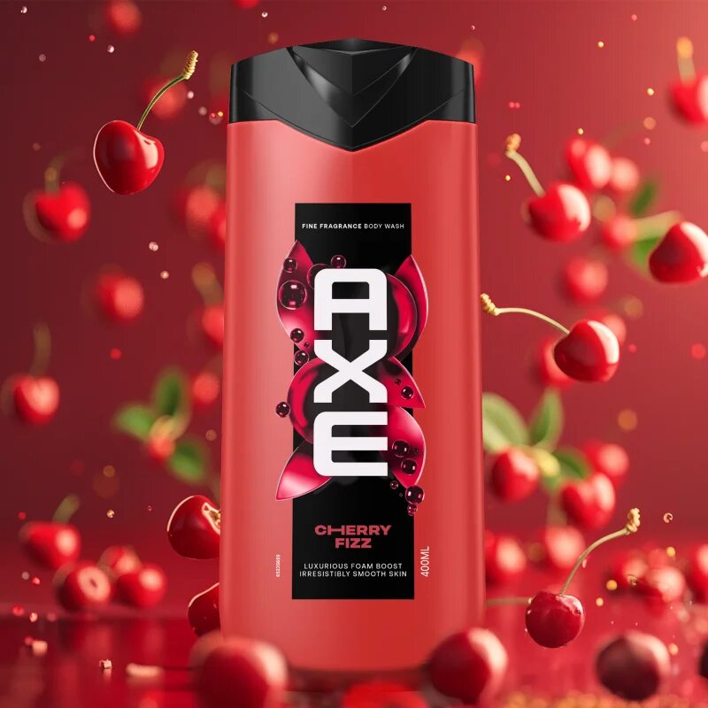 Axe Premium Cherry Fizz fürdőgél férfiaknak 400 ml