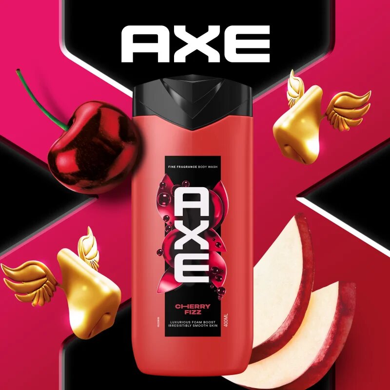 Axe Premium Cherry Fizz fürdőgél férfiaknak 400 ml