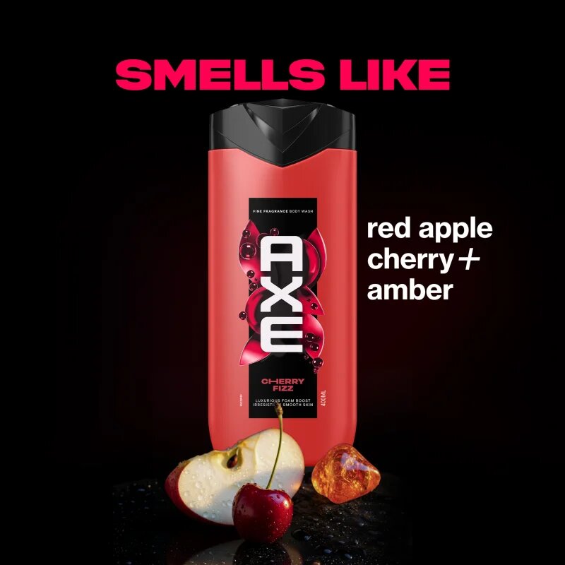 Axe Premium Cherry Fizz fürdőgél férfiaknak 400 ml