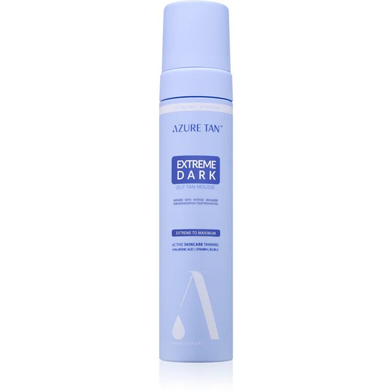 Azure Tan Extreme Dark önbarnító hab árnyalat Extreme To Maximum 200 ml