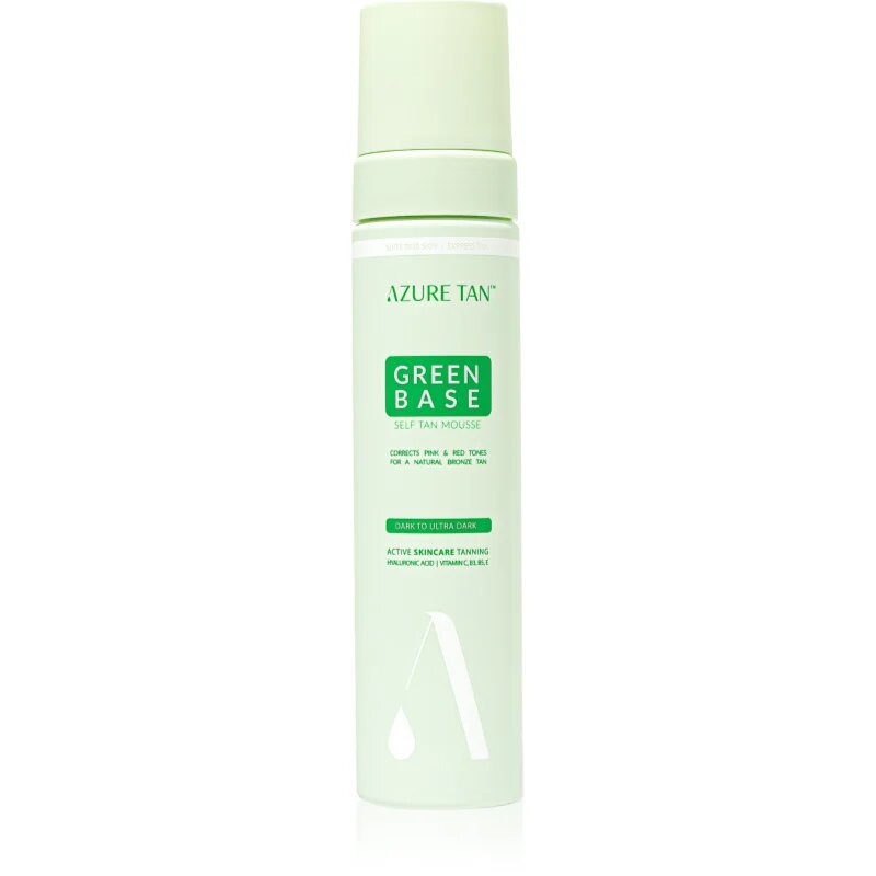 Azure Tan Green Base önbarnító hab árnyalat Dark To Ultra Dark 200 ml
